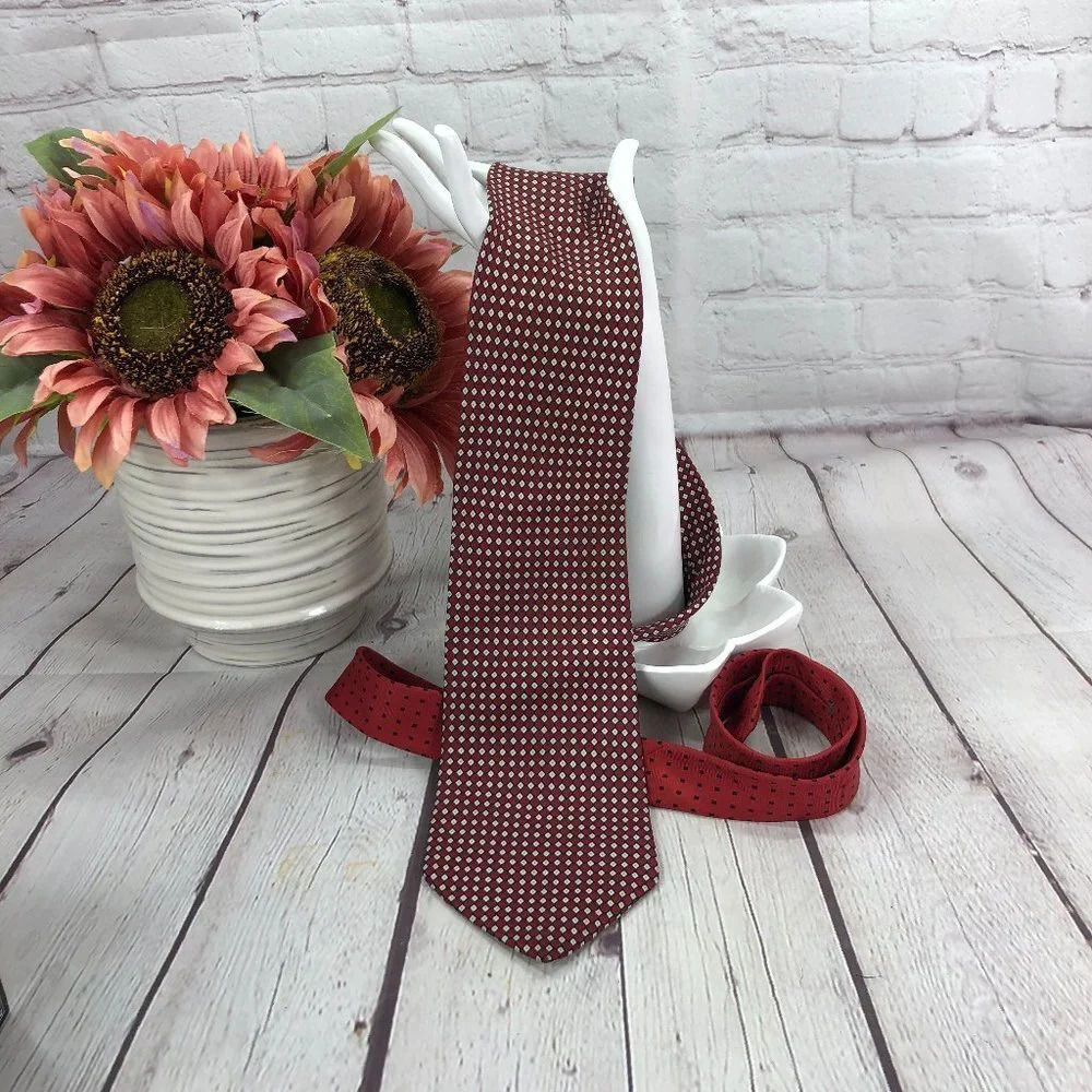 Tommy Hilfiger silk tie preppy business office